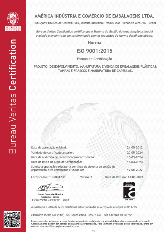 Certificado ISO9001