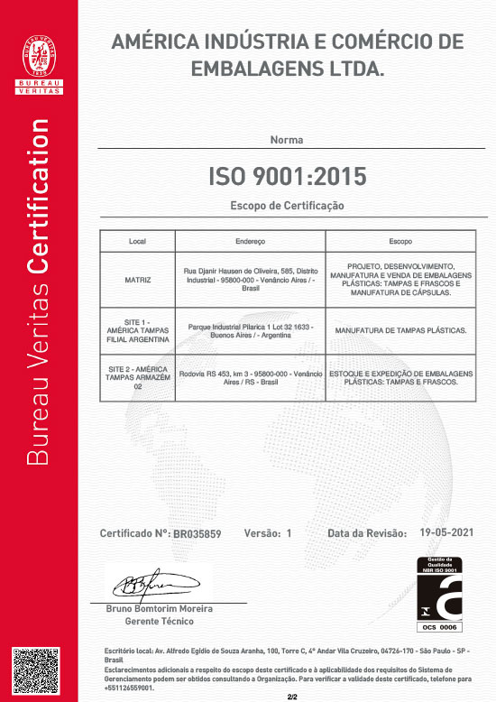 Certificado ISO9001